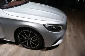 Mercedes-Benz Classe S Coupe e Cabriolet 2018 - Salone di Francoforte 2017 - 15