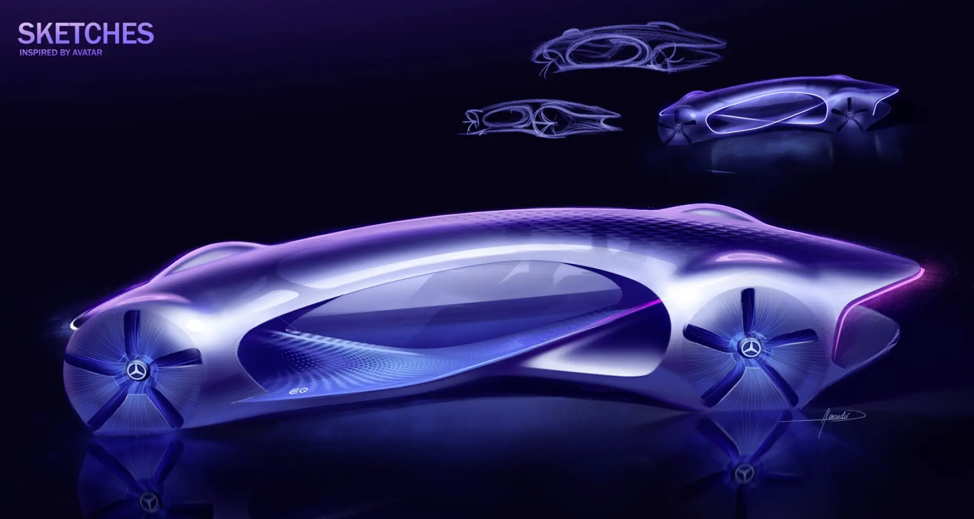 Mercedes C 111 e Vision AVTR  - 54