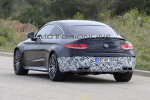 Mercedes C 63 AMG Coupè foto spia 15 Maggio 2017 - 6