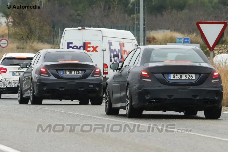 Mercedes C 63 AMG - Foto spia 19-01-2014 - 6