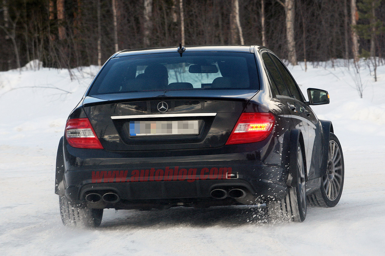 Mercedes C63 AMG Black Series spy