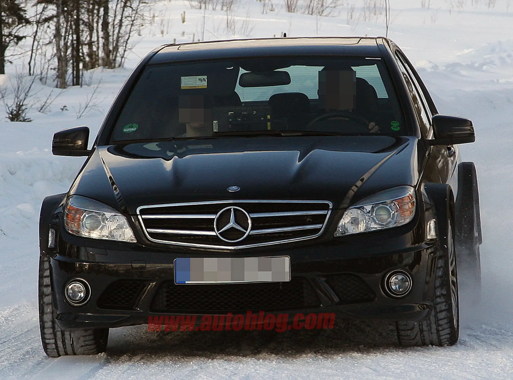 Mercedes C63 AMG Black Series spy - 2