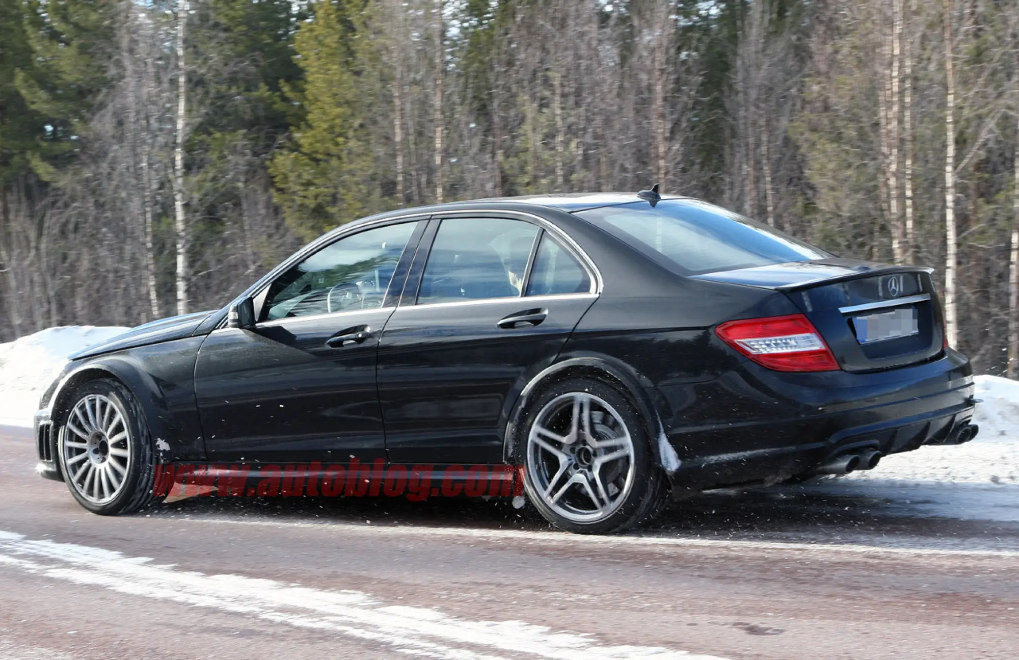 Mercedes C63 AMG Black Series spy - 7