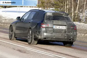 Mercedes C63 AMG Station Wagon 2015 - Foto spia 24-03-2014 - 6