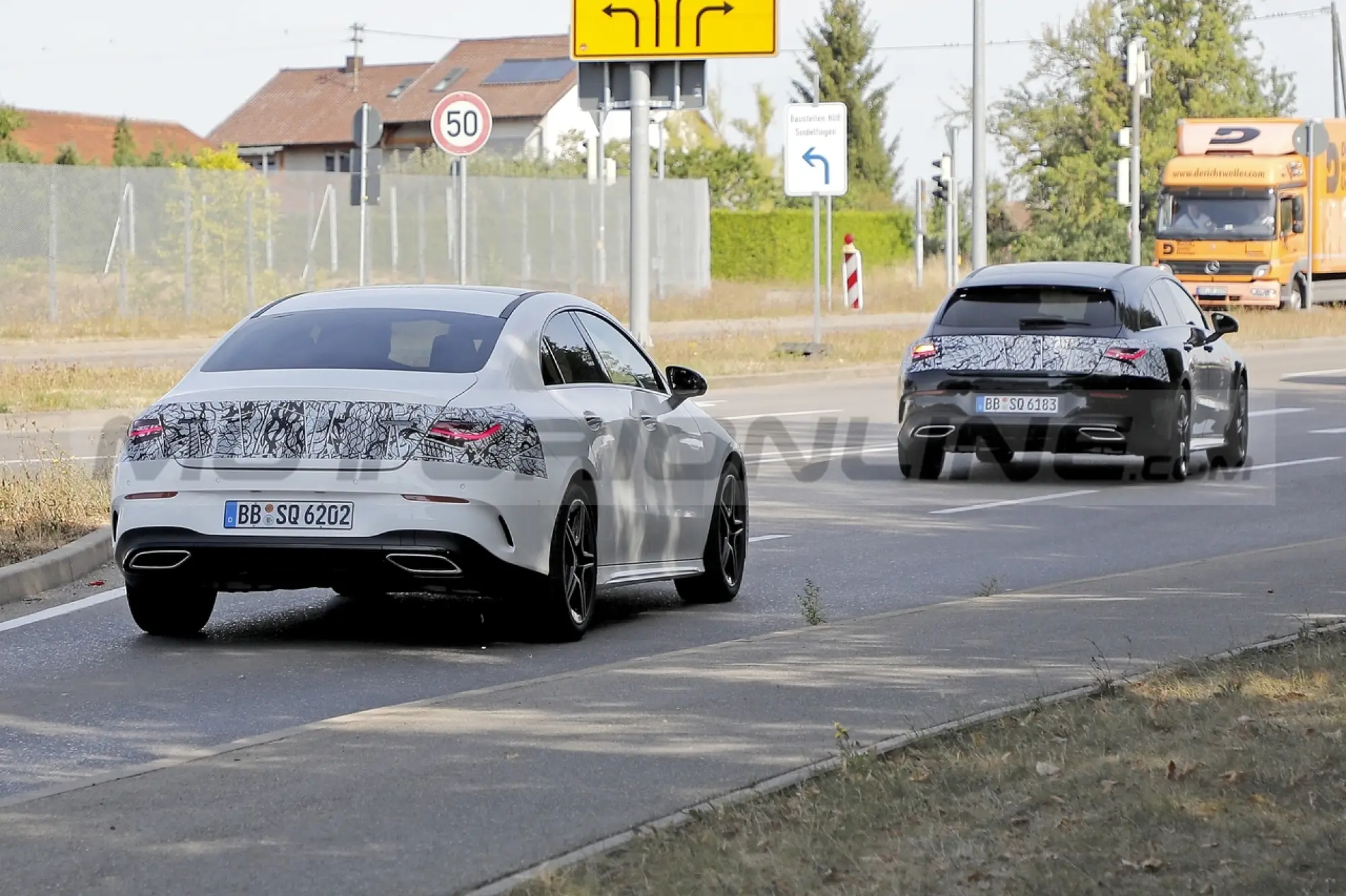 Mercedes CLA e CLA Shooting Brake 2023 - Foto Spia 26-08-2022 - 11