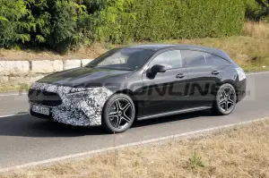 Mercedes CLA e CLA Shooting Brake 2023 - Foto Spia 26-08-2022