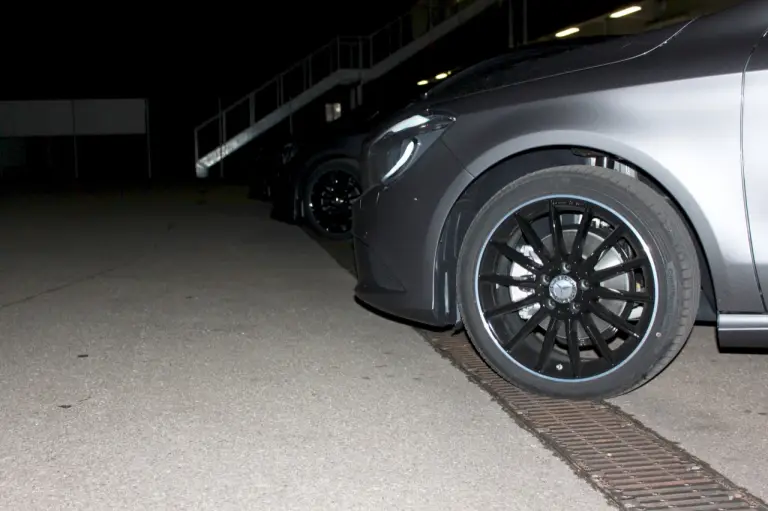 Mercedes CLA e CLA Shooting Brake Night e Dark Night - Test drive a Modena 30 e 31 ottobre 2015 - 17