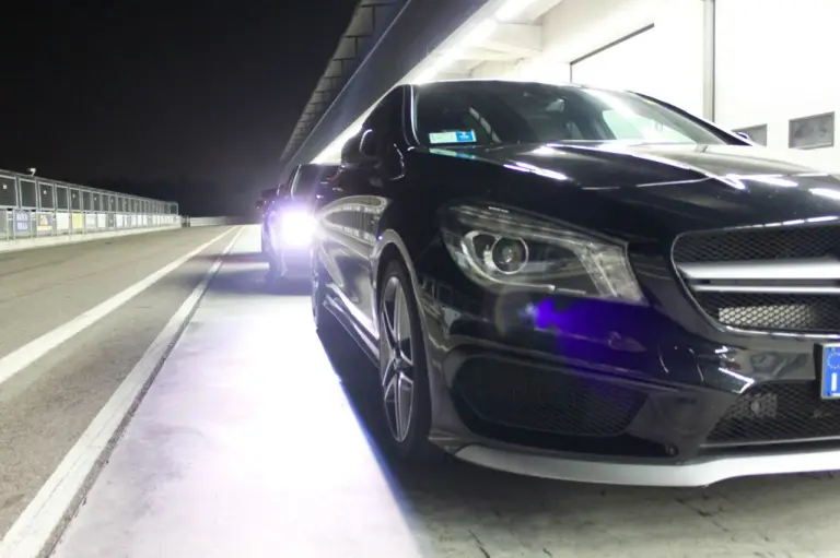 Mercedes CLA e CLA Shooting Brake Night e Dark Night - Test drive a Modena 30 e 31 ottobre 2015 - 23