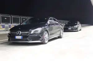 Mercedes CLA e CLA Shooting Brake Night e Dark Night - Test drive a Modena 30 e 31 ottobre 2015 - 25