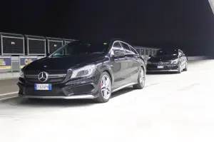 Mercedes CLA e CLA Shooting Brake Night e Dark Night - Test drive a Modena 30 e 31 ottobre 2015