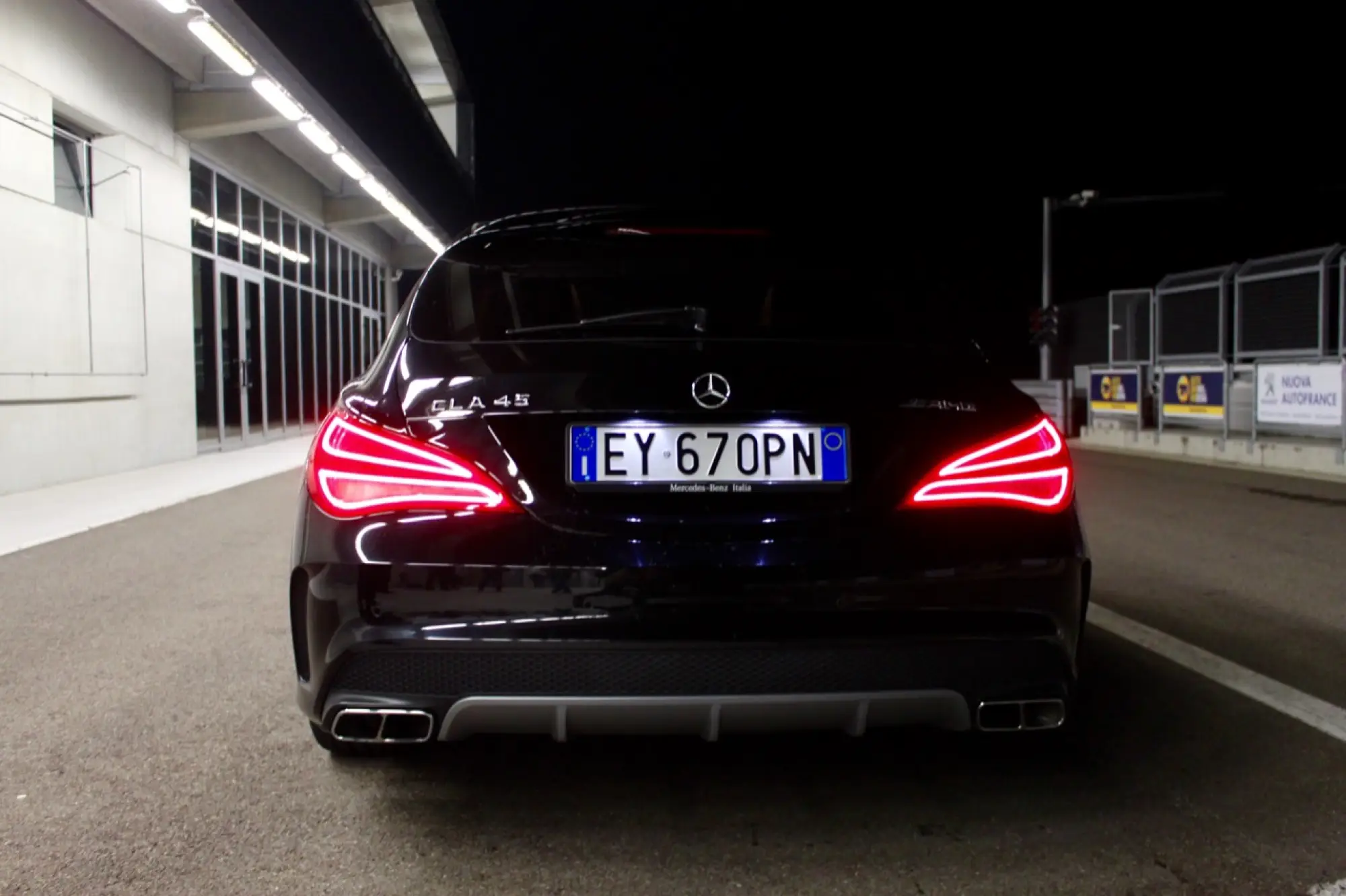 Mercedes CLA e CLA Shooting Brake Night e Dark Night - Test drive a Modena 30 e 31 ottobre 2015 - 34