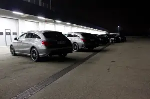 Mercedes CLA e CLA Shooting Brake Night e Dark Night - Test drive a Modena 30 e 31 ottobre 2015 - 39