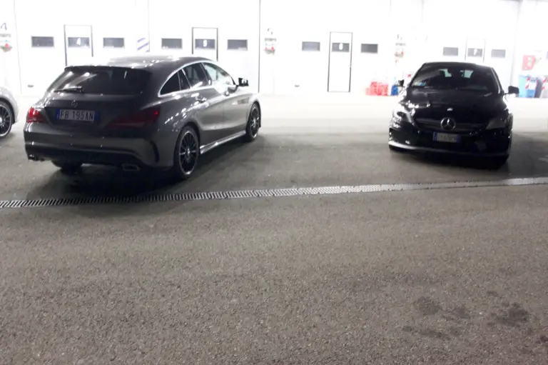 Mercedes CLA e CLA Shooting Brake Night e Dark Night - Test drive a Modena 30 e 31 ottobre 2015 - 40