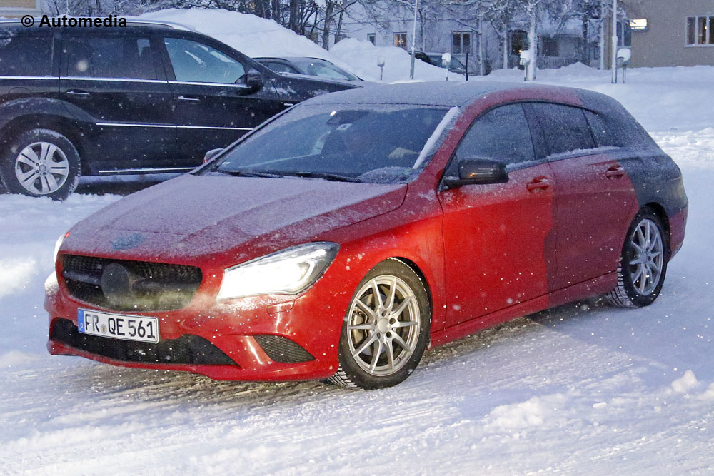 Mercedes CLA Shooting Brake 2015 - Foto spia 24-01-2014