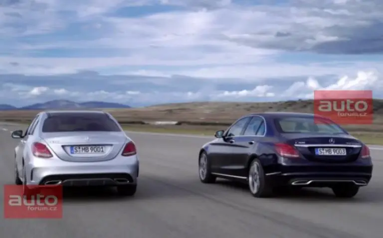 Mercedes Classe C 2015 immagini sfuggite - 30