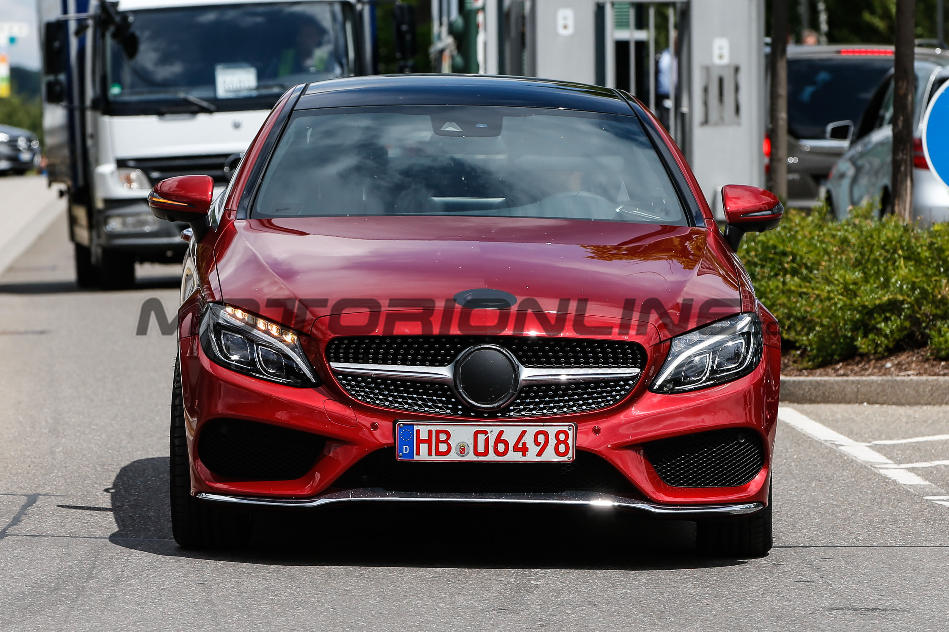 Mercedes Classe C Coupe 2016 - Foto spia 29-07-2015