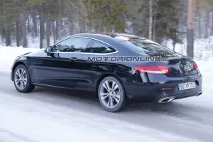 Mercedes Classe C Coupè facelift foto spia 20 gennaio 2017 - 4