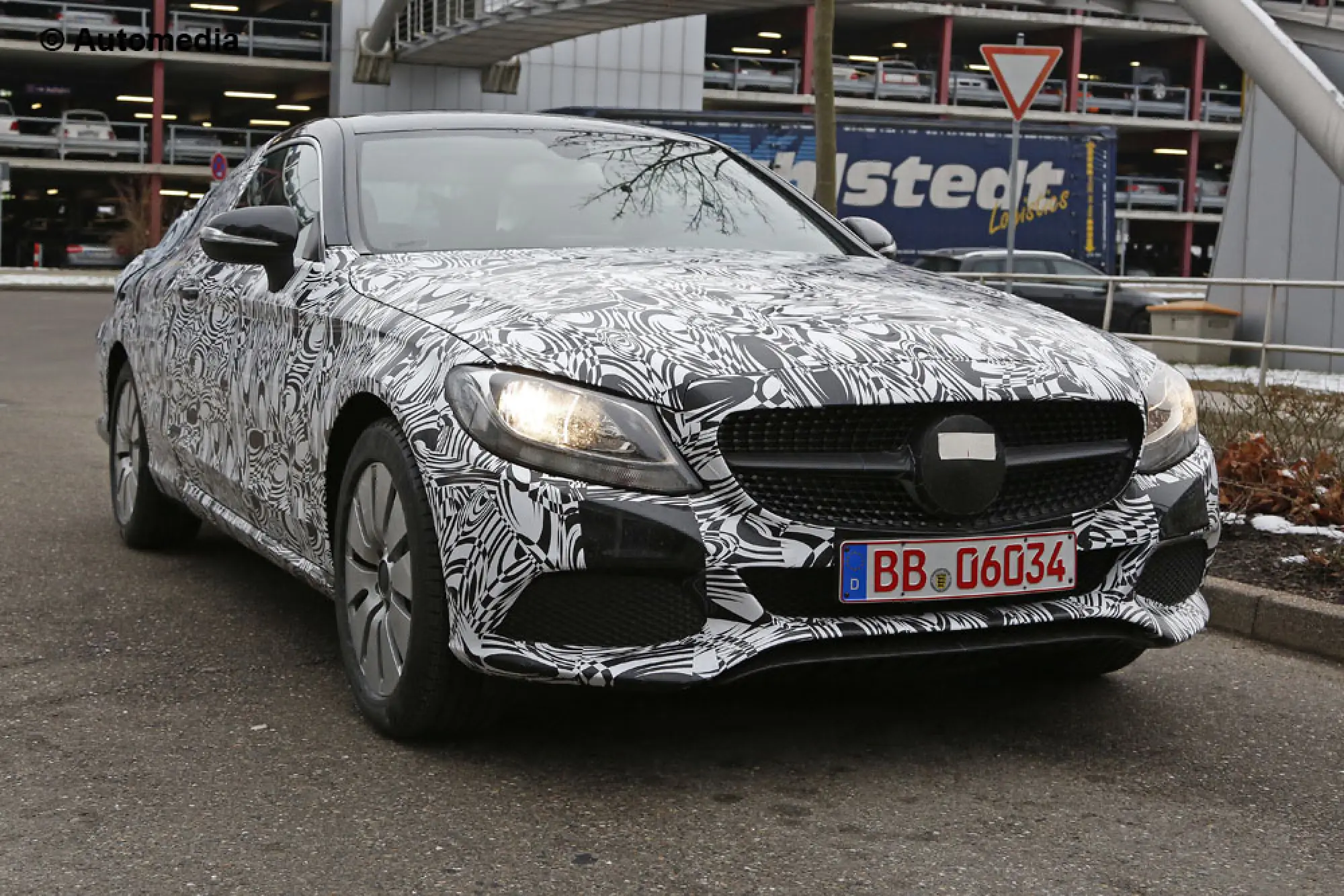 Mercedes Classe C Coupe - Foto spia 2015 - 1