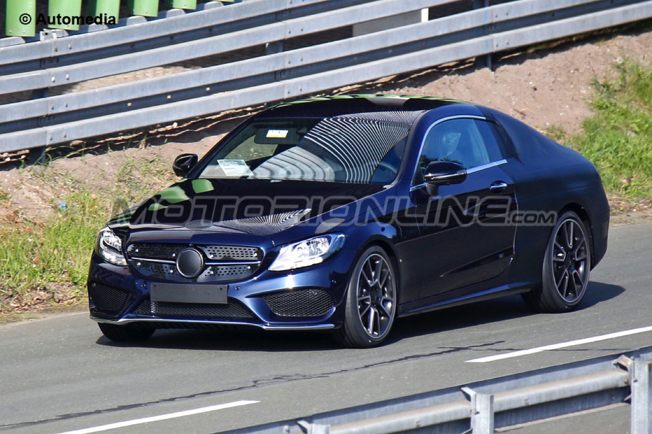 Mercedes Classe C Coupe MY 2016 - Foto spia 27-05-2015
