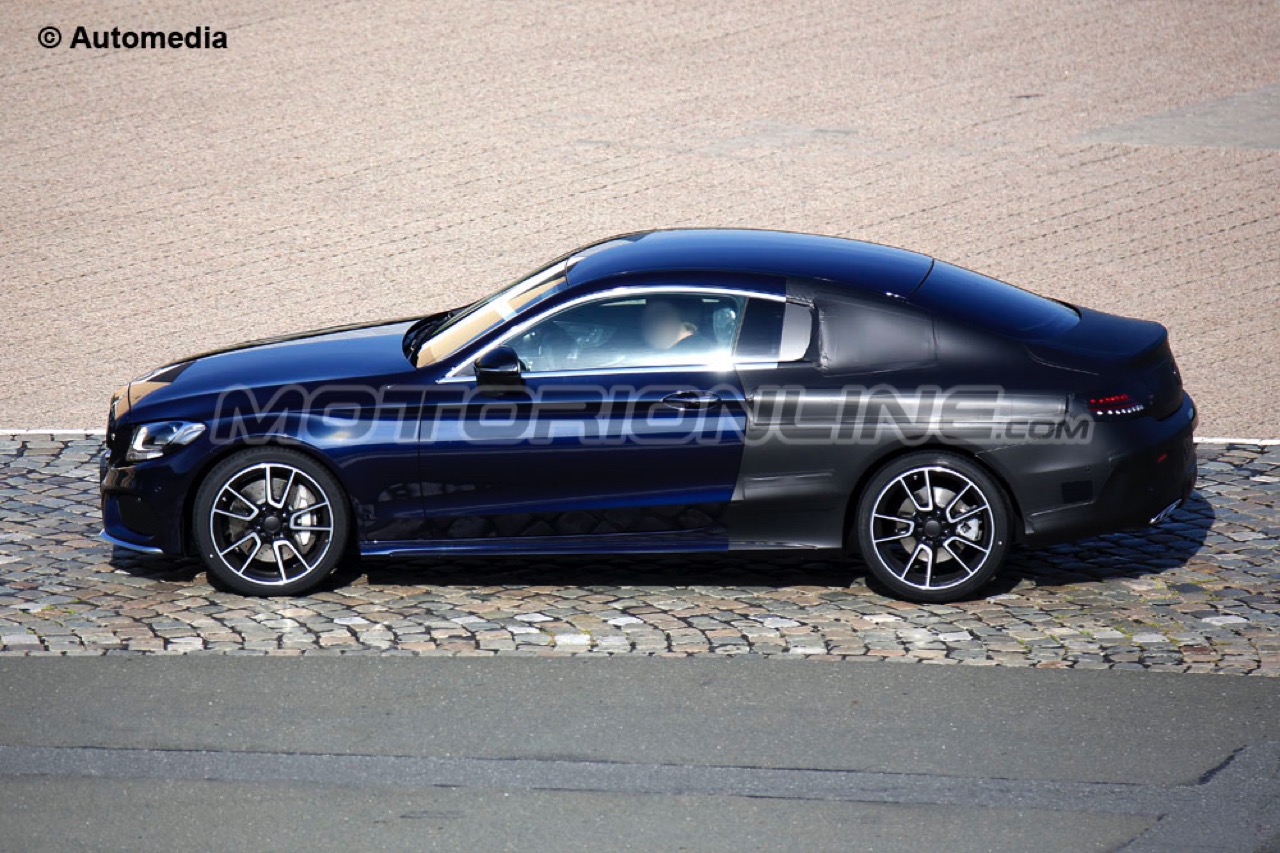 Mercedes Classe C Coupe MY 2016 - Foto spia 27-05-2015