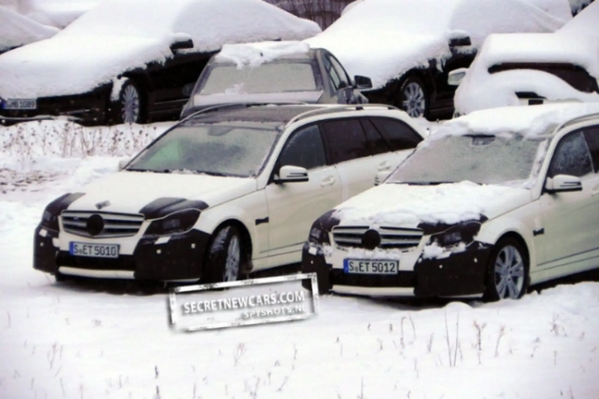 Mercedes Classe C restyling foto spia - 3