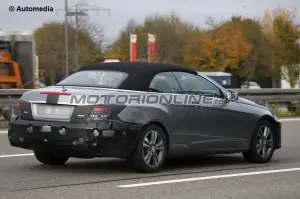 Mercedes Classe E cabrio facelift 2013 - Foto spia 13-11-2012 - 4