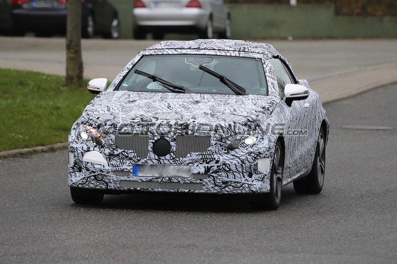 Mercedes Classe E Cabrio MY 2018 - Foto spia 18-04-2016
