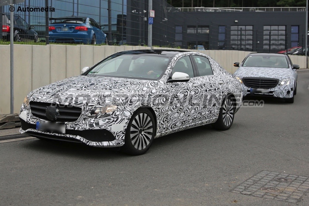 Mercedes Classe E MY 2017 - Foto spia 25-06-2015