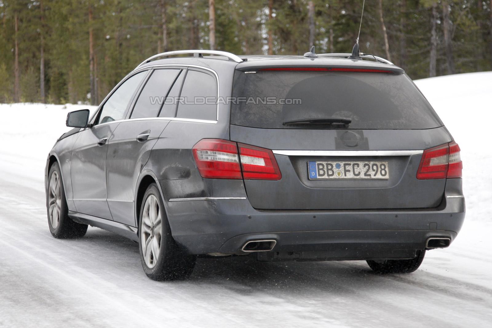 Mercedes Classe E restyling foto spia marzo 2012