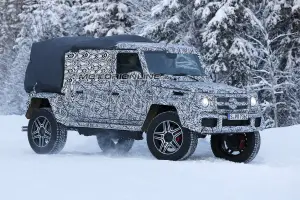 Mercedes Classe G 500 4×4 Pick Up foto spia 17 gennaio 2017 - 7
