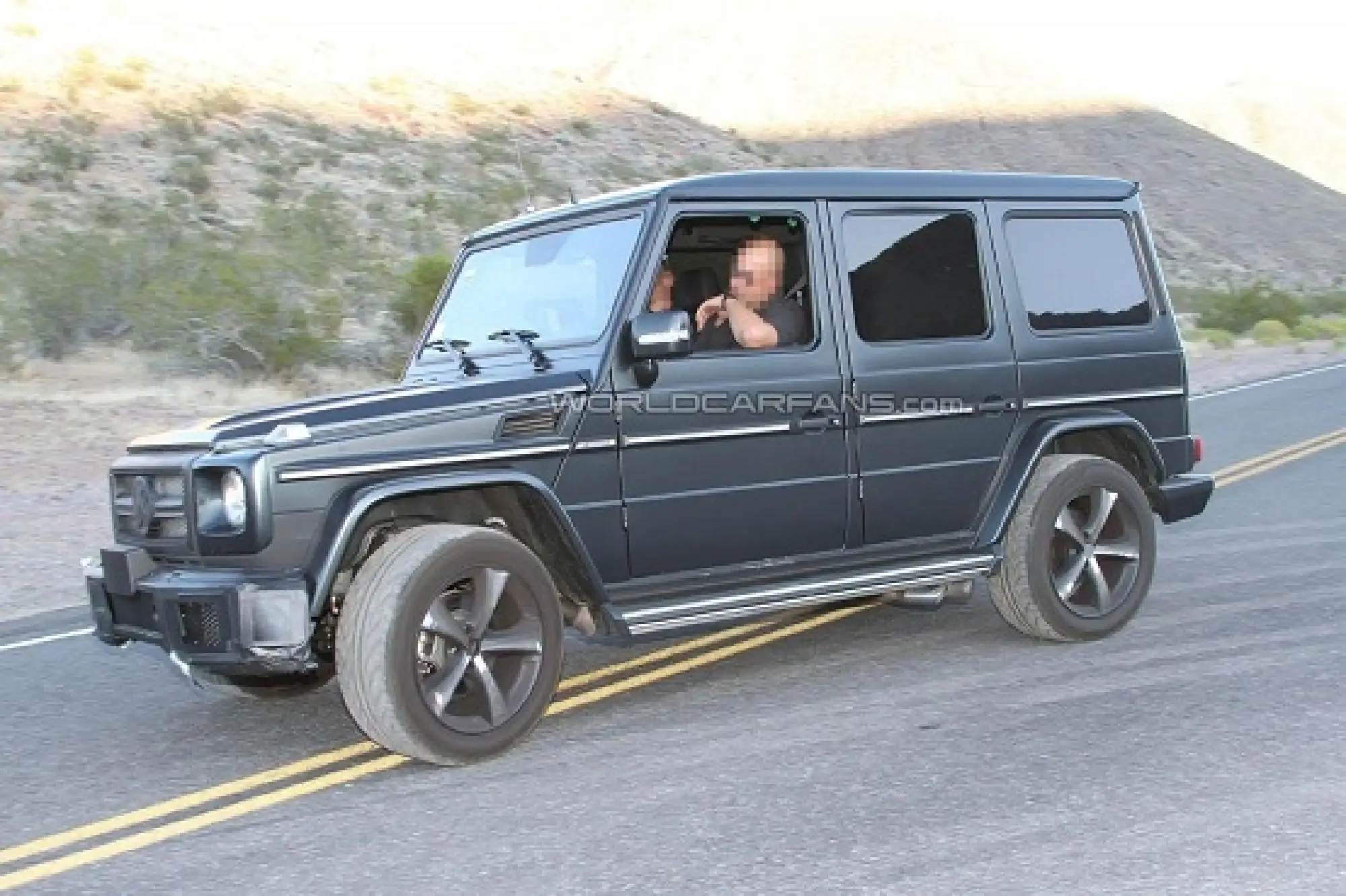 Mercedes Classe G AMG foto spia agosto 2011 - 1