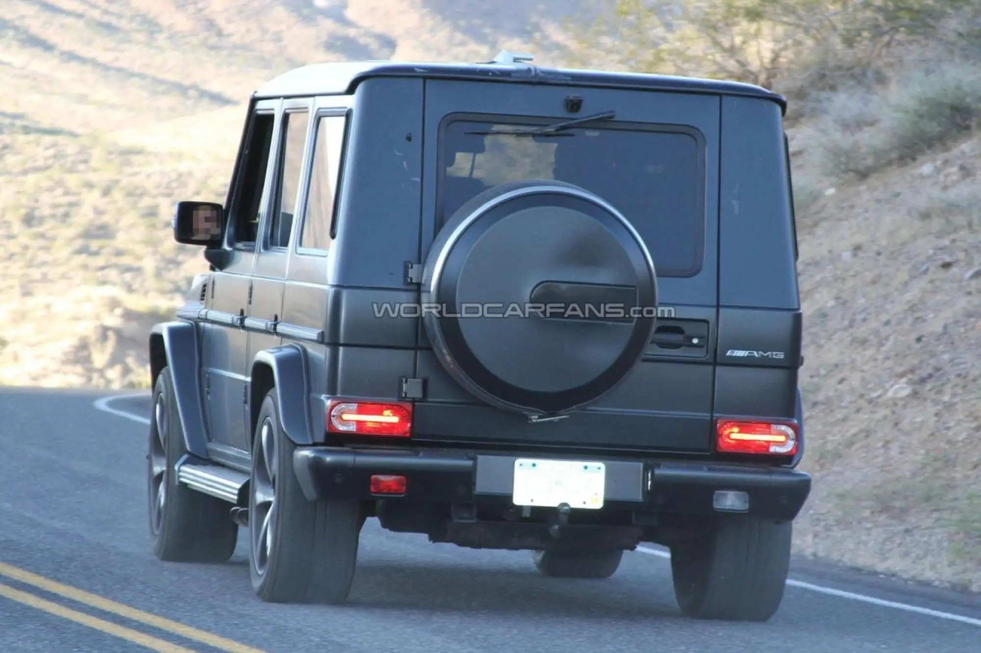 Mercedes Classe G AMG foto spia agosto 2011 - 5