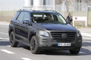 Mercedes Classe M 2012 - Foto spia 24-03-2011 - 1