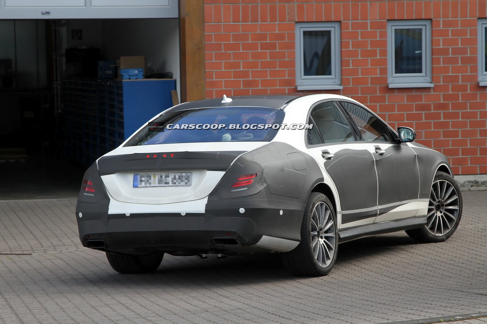 Mercedes Classe S 2013 AMG foto spia giugno 2012