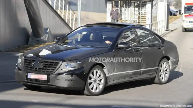 Mercedes Classe S 2013 foto spia febbraio 2012 - 3