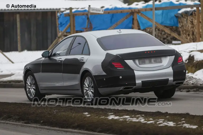 Mercedes Classe S 2014 - Foto spia 29-01-2013 - 5