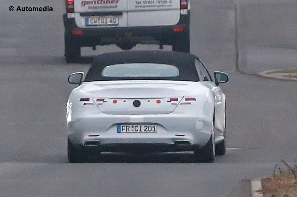 Mercedes Classe S Cabrio - Foto spia 20-02-2015