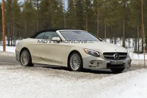 Mercedes Classe S Cabrio restyling foto spia 14 febbraio 2017 - 2