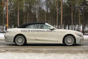 Mercedes Classe S Cabrio restyling foto spia 14 febbraio 2017 - 3
