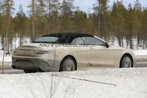 Mercedes Classe S Cabrio restyling foto spia 14 febbraio 2017 - 4