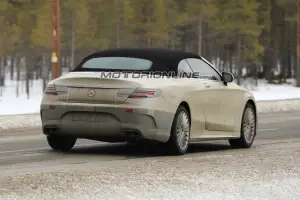 Mercedes Classe S Cabrio restyling foto spia 14 febbraio 2017 - 5