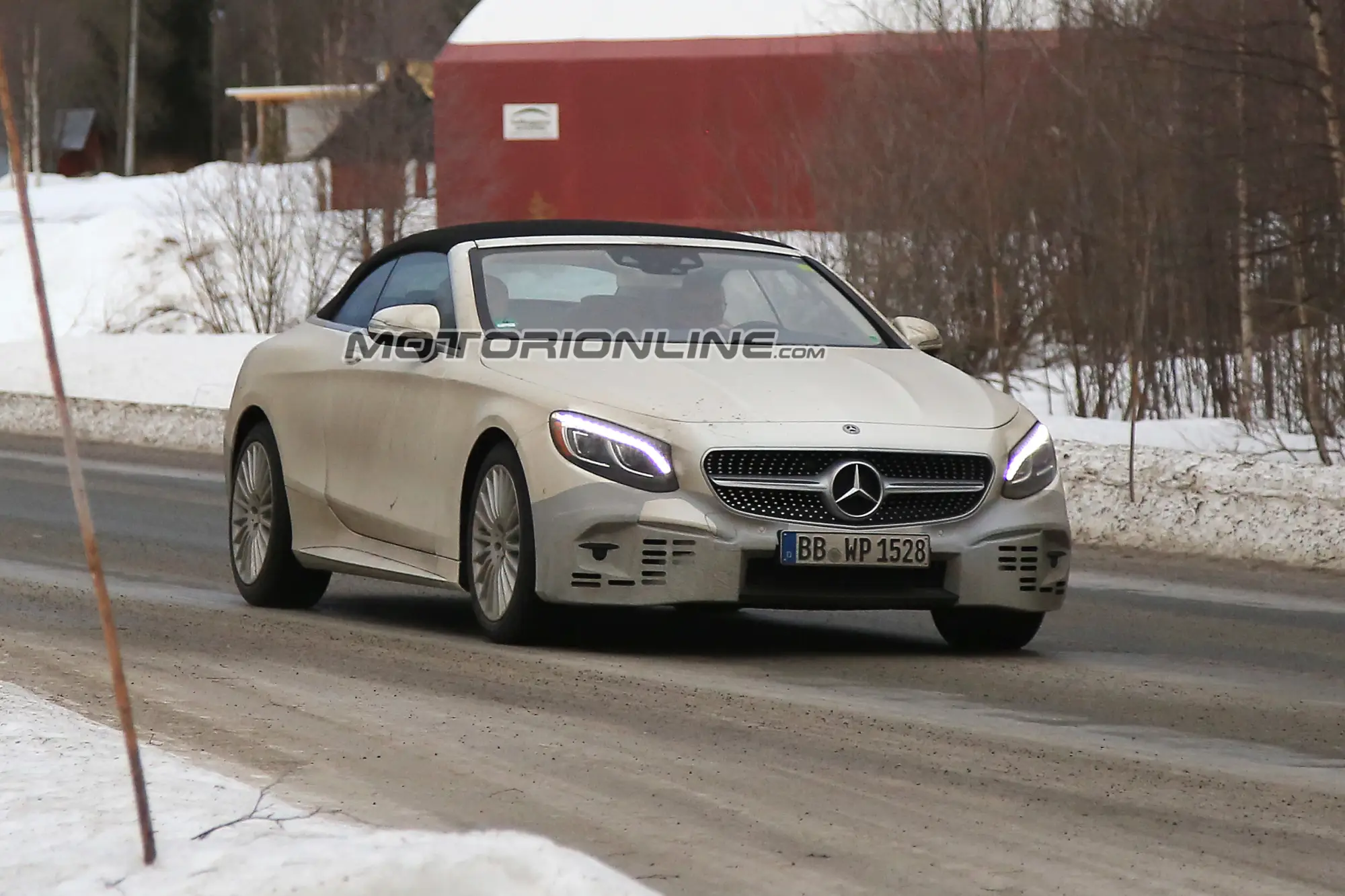 Mercedes Classe S Cabrio restyling foto spia 14 febbraio 2017 - 6