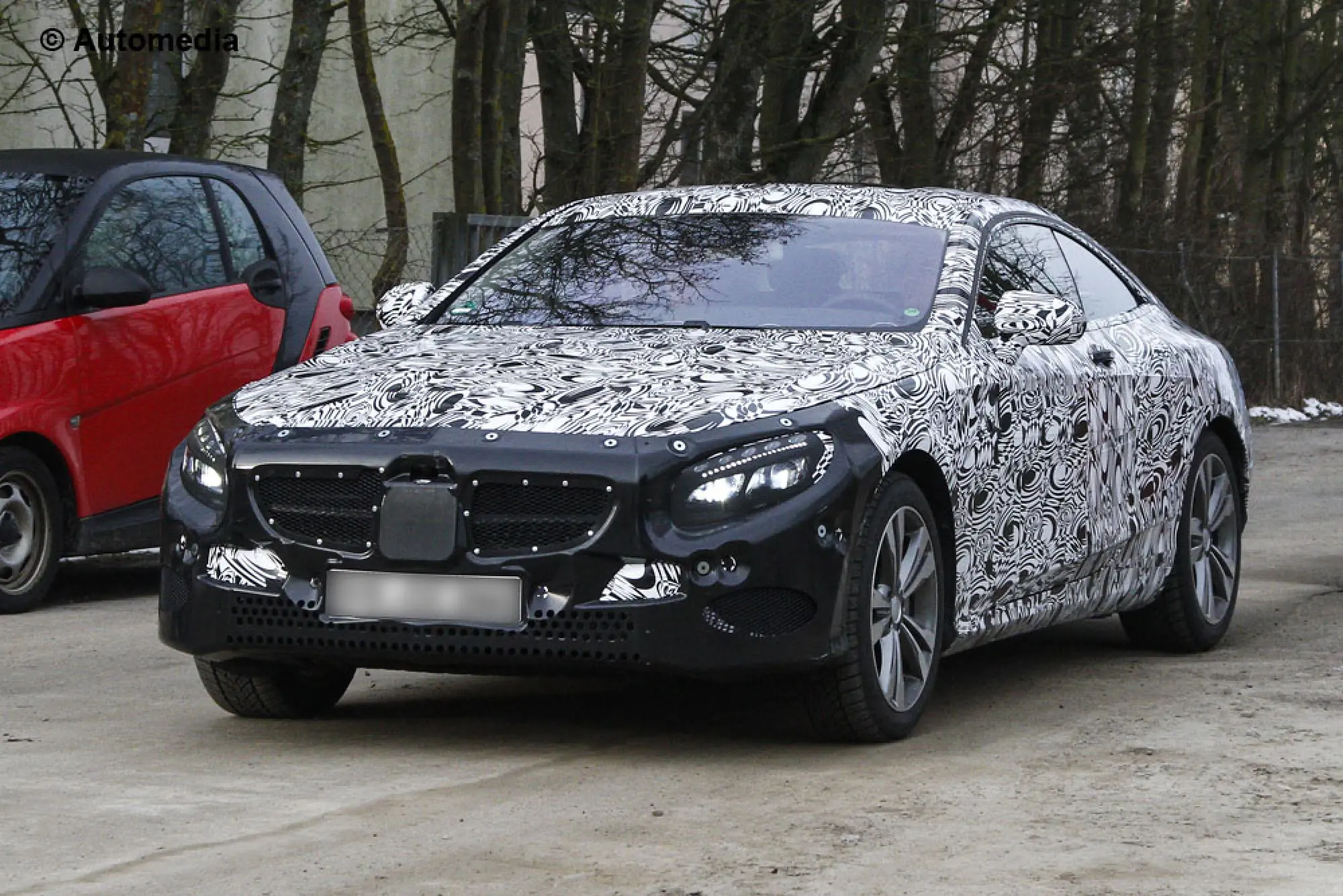 Mercedes Classe S Coupe - Foto spia - 20 02 2013 - 1