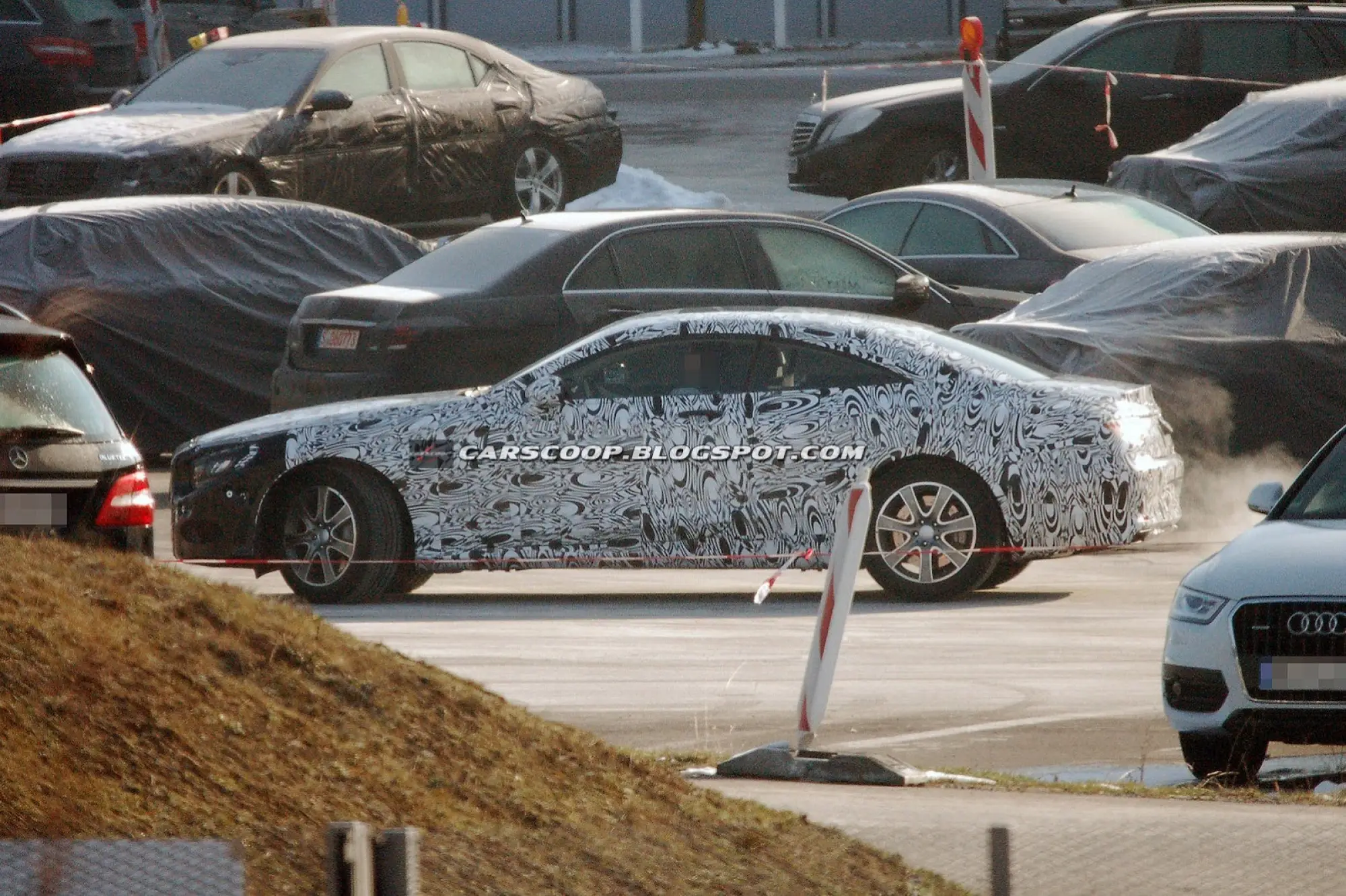 Mercedes Classe S Coupé foto spia - 8