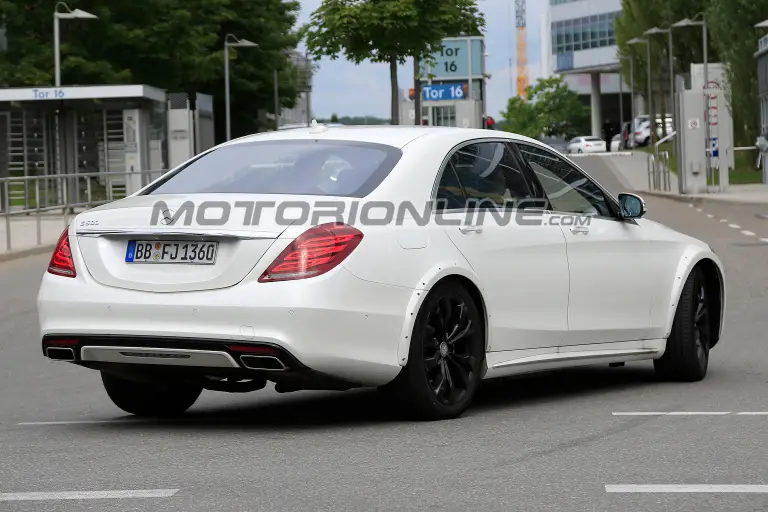 Mercedes Classe S foto spia 26 Settembre 2017 - 6