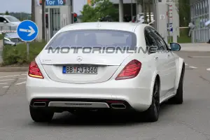 Mercedes Classe S foto spia 26 Settembre 2017