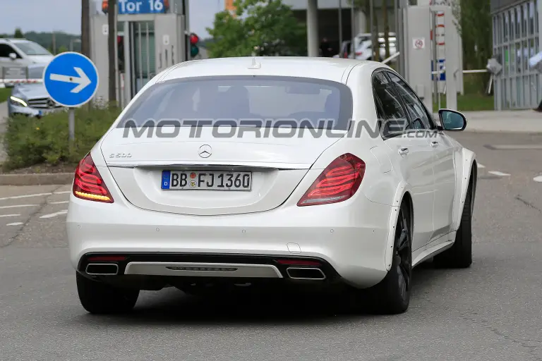 Mercedes Classe S foto spia 26 Settembre 2017 - 7