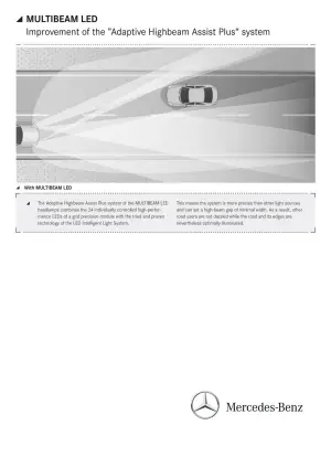Mercedes CLS 2015 - Multibeam LED