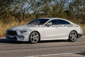 Mercedes CLS MY 2018 foto spia 9 novembre 2017