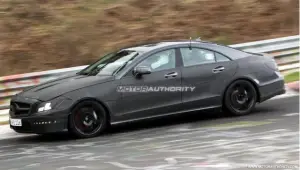 Mercedes CLS63 AMG, foto spia 14-4-10